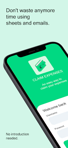 Android application Claim Expenses screenshort