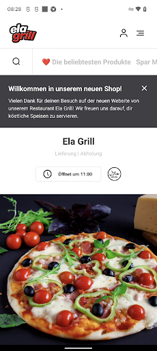 Android application Ela Grill screenshort