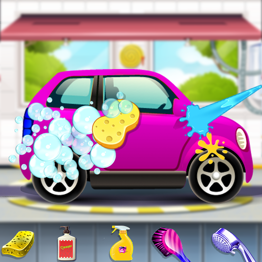 Power Clean Gun Car Wash Game