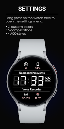 JHW Digital Informer: Wear OS Screen 3