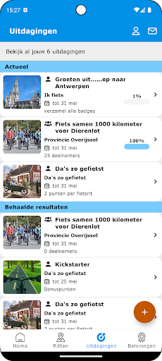 Da’s zo gefietst!