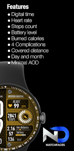 Rolex Oyster Digital Watchface
