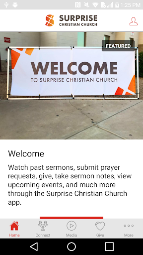 Android application Surprise Christian Church screenshort