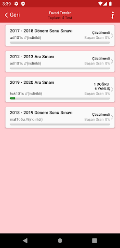 AÖF Soru Bankası Plus Screen 3