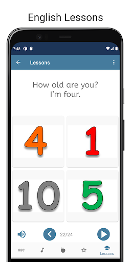Screenshot of English Alphabet Game