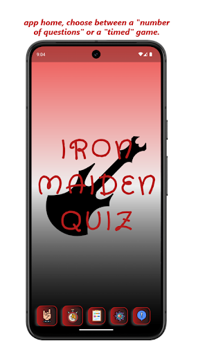 Android application Iron Maiden Quiz screenshort