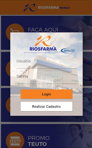 Android application Riosfarma Mobile screenshort