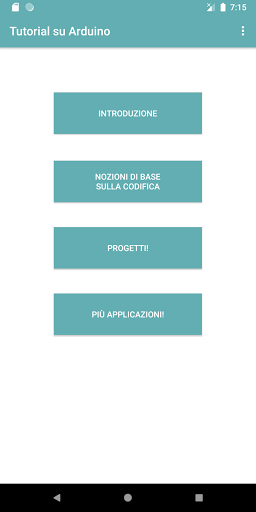 Android application Arduino Italian Tutorial screenshort