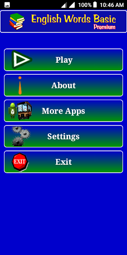English Words Basic Screen 2