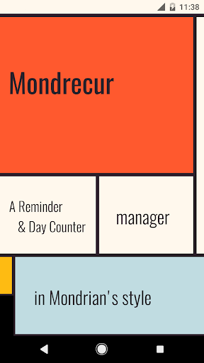Android application Mondrecur - Reminder & Day Cou screenshort