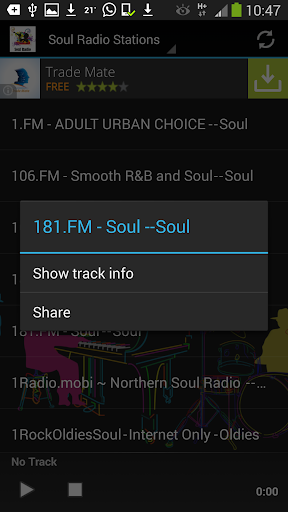 Soul Radio Stations Screen 2