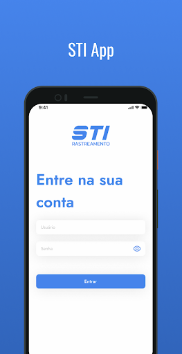 Android application STI Rastreamento screenshort