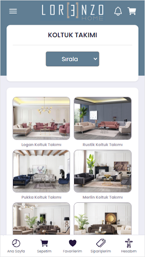 Android application Alessa Home screenshort
