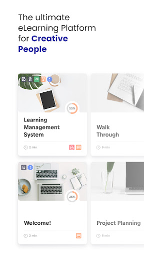 Android application Learning Lab LMS screenshort