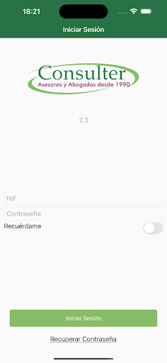 Android application Consulter screenshort