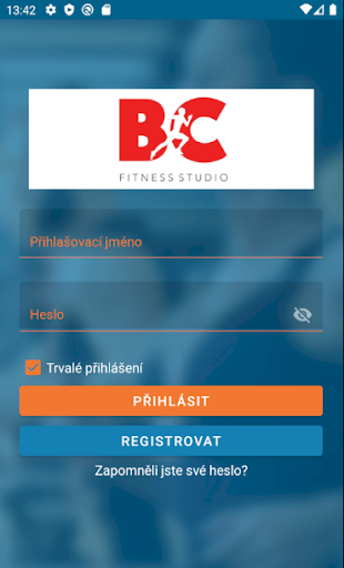 Android application Fitness Studio BodyClinic screenshort