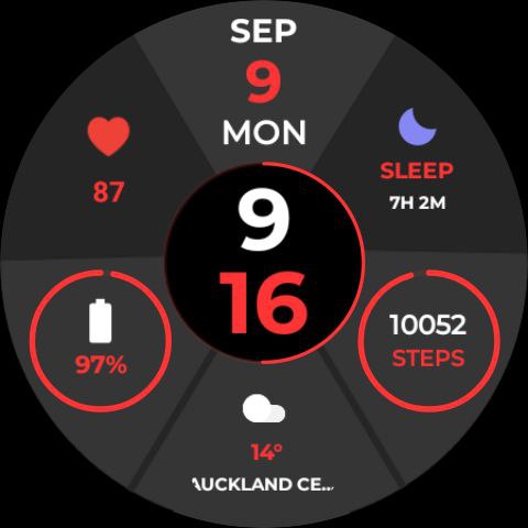 Night ver 33 - watch face screenshot 21
