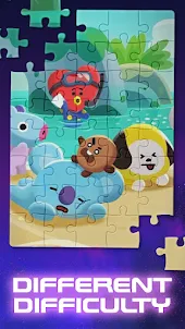 BT21 Puzzle Jigsaw Game