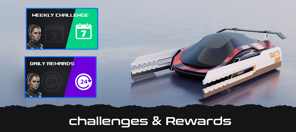 #1. Sci Fi Racer (Android) Przez: Offline Human Studios