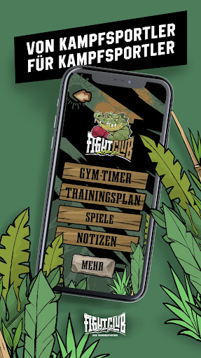 Android application Fightclub App screenshort