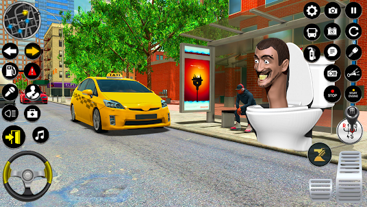 Taxi Skibidi Toilet Simulator