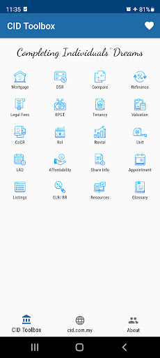 Android application CID Toolbox screenshort
