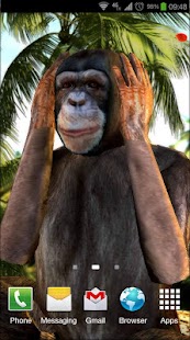 Три мудрых обезьяны 3D Скриншот