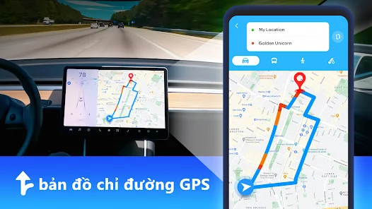Tìm đường đi trở nên dễ dàng hơn bao giờ hết với Google Play app bản đồ chỉ đường. Định vị địa điểm chính xác và tìm đường nhanh chóng. Khám phá những địa danh mới và kết nối với người bạn mới nhờ tính năng tìm kiếm gần đây.