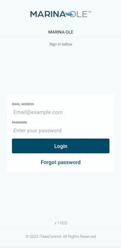 Android application MARINA-OLE screenshort