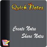 Quick Notes pad - Save & share icon