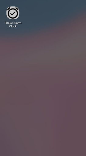 Shake Alarm Screen 2