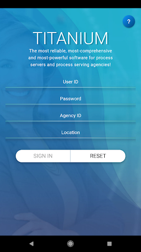Android application Titanium Legal Services screenshort