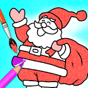 Gradient Christmas Coloring Pages