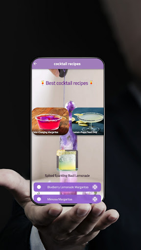 Android application Cocktail Recipes screenshort