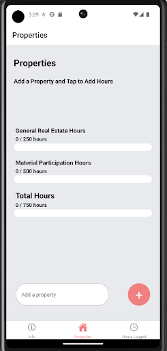 Android application RealEstateProfessional Tracker screenshort