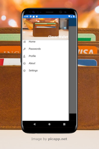Android application Clever Wallet screenshort