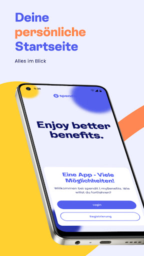 Android application spendit | myBenefits screenshort