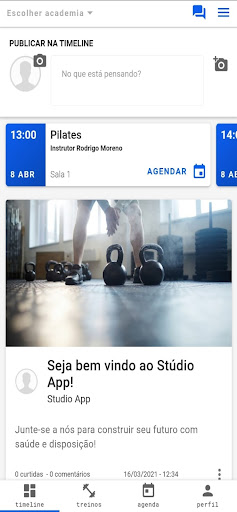 Android application G2P SPORTS screenshort