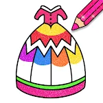 Cover Image of Download Glitter Dress Coloring Book and Drawing pages 2.0 APK