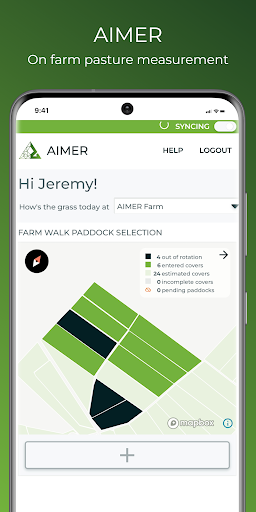 Android application AIMER screenshort