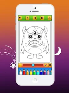 Pixeame Monster Coloring Book