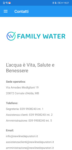 Android application Family Water screenshort