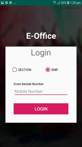 E-Office Screen 2