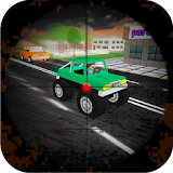 Cube Sniper: Traffic Shooter icon