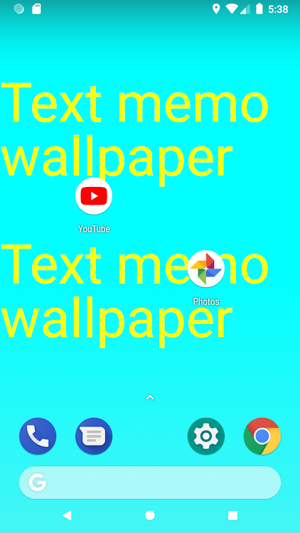 Text Memo Wallpaper - 2.0 - (Android)