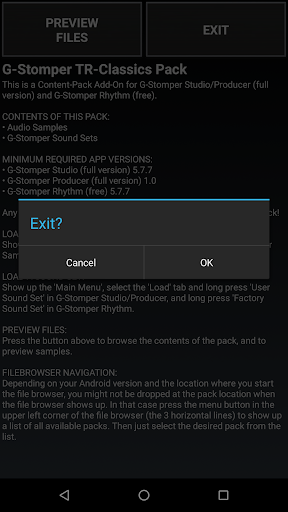 Screenshot of G-Stomper TR-Classics Pack