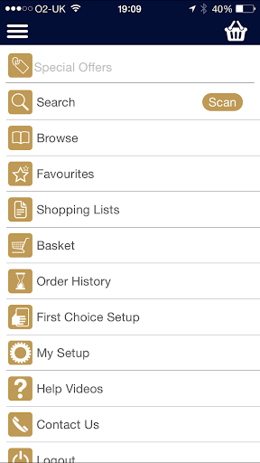 First Choice Foodservice Screen 2