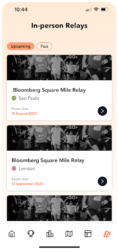 Android application Bloomberg Square Mile Club screenshort