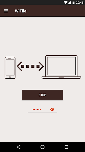 WiFile File Transfer Screen 3
