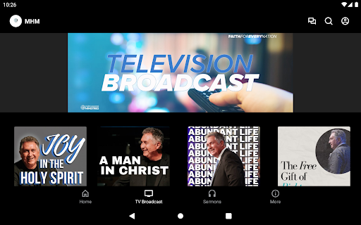 Screenshot of Mark Hankins Ministries
